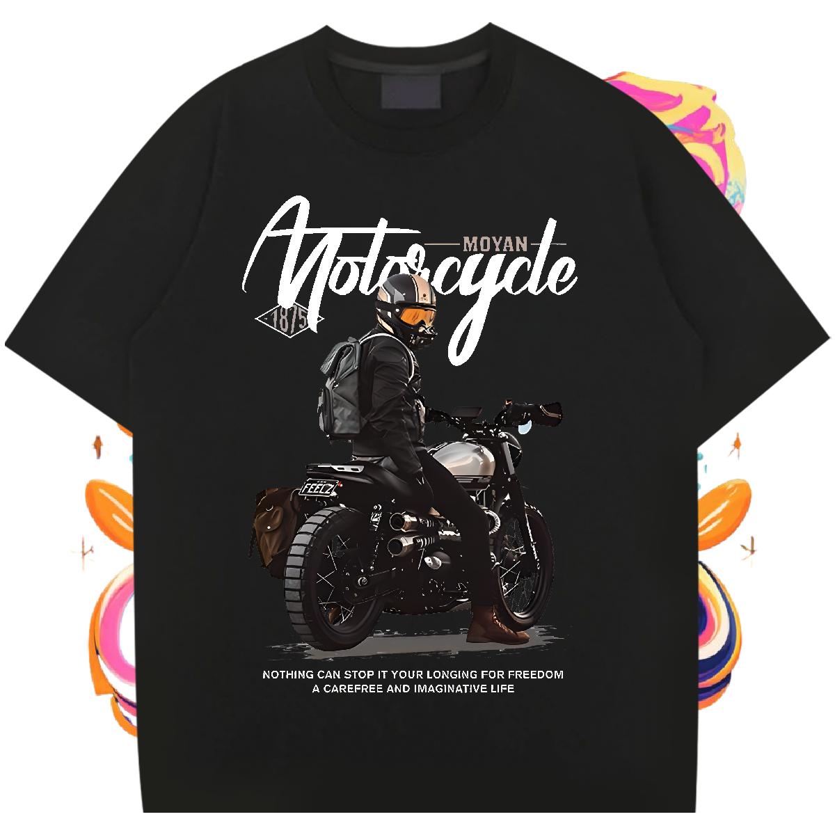 Classic T-Shirts for Men White Plus Size Home Outdoor Men Tshirts Breathable Short Sleeve Loose Tops Shirt