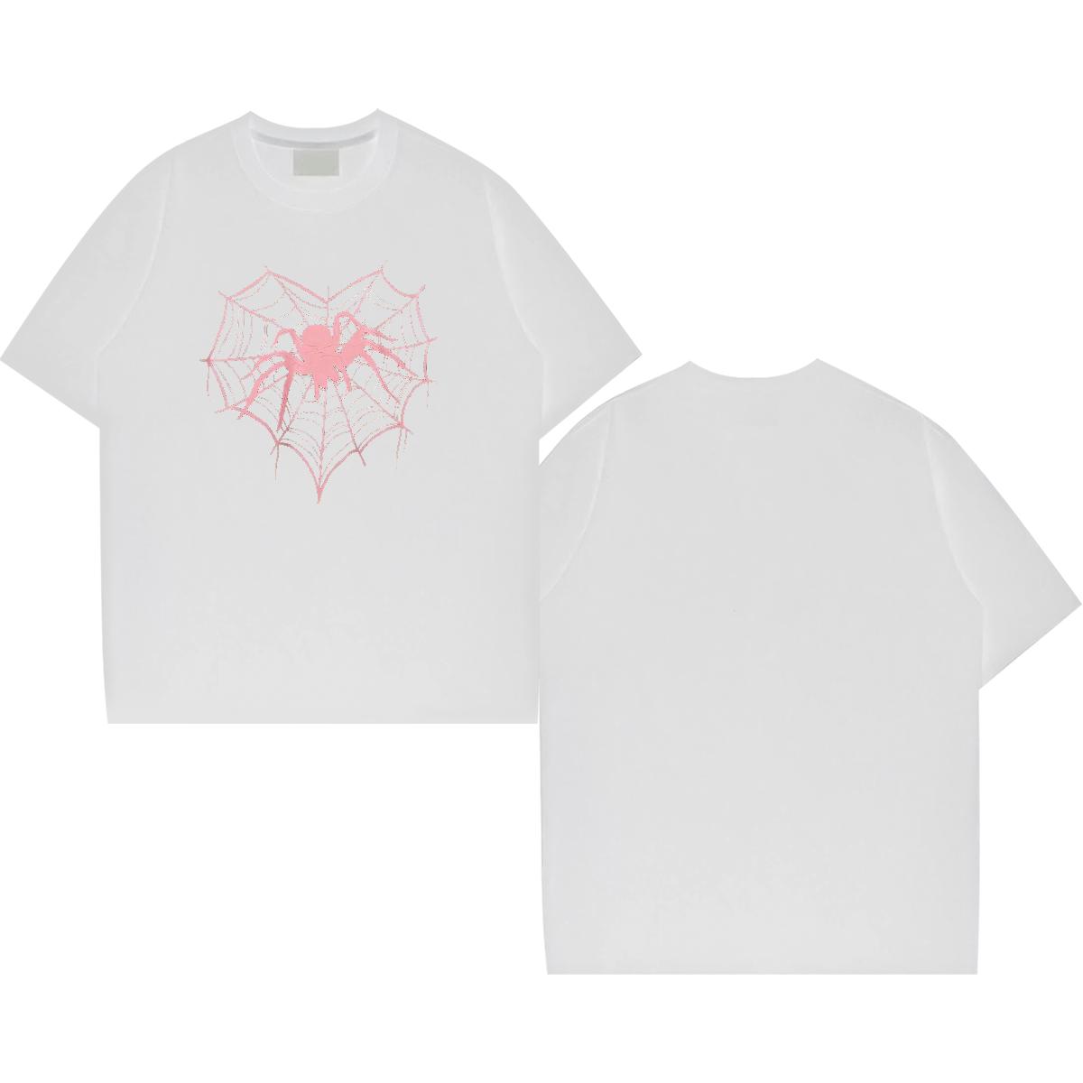 Cool T shirt Round Neck Short Sleeve Hip Hop Street Men Tops Tees Floral Print 2024 Summer Clothings