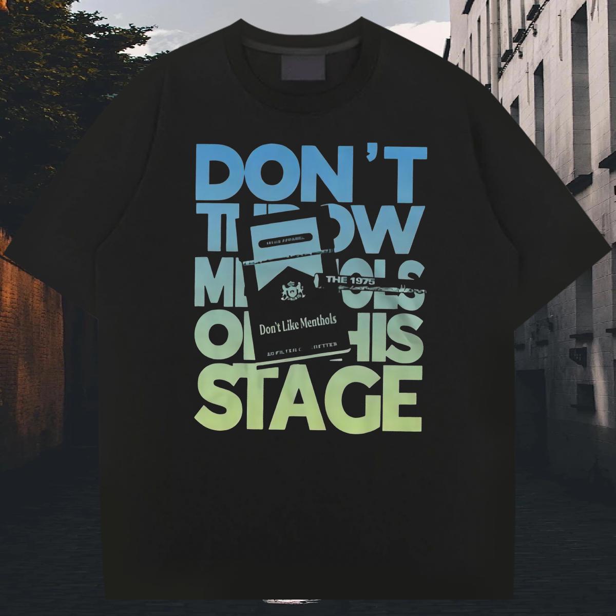 Comfortable Mens T Shirts Cotton Breathable Short Sleeve Street Tshirt for Man Woman Black Oversized Stylist Tee Shirt