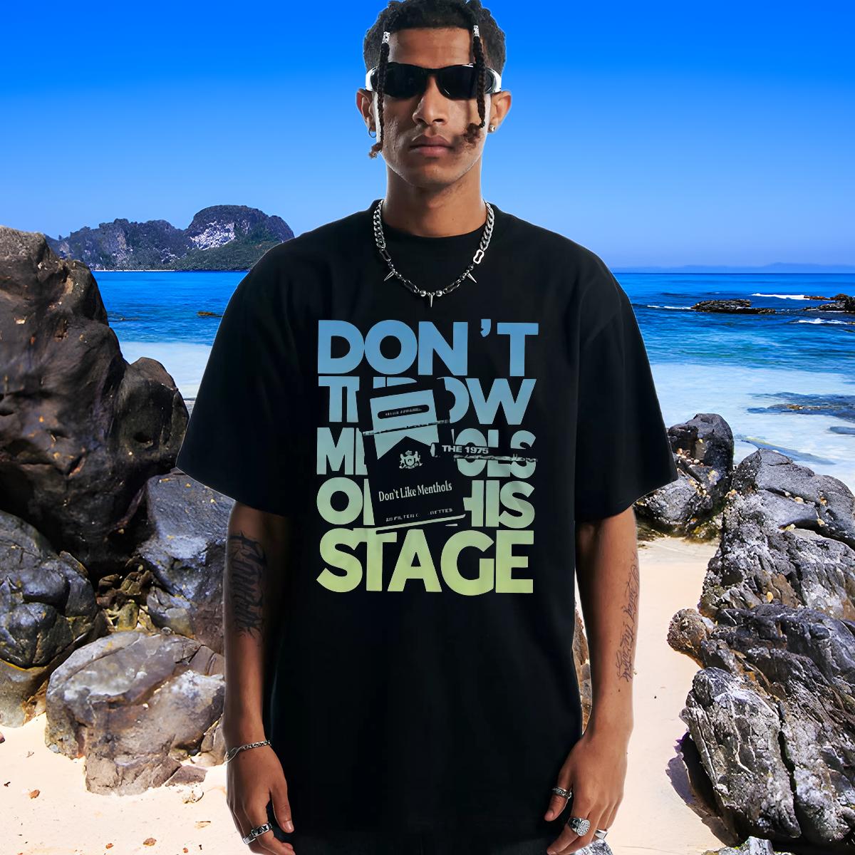 DIY Customized Men T Shirts Black White Tshirts Anime Printing Street Breathable Short Sleeve High Quality Clothes