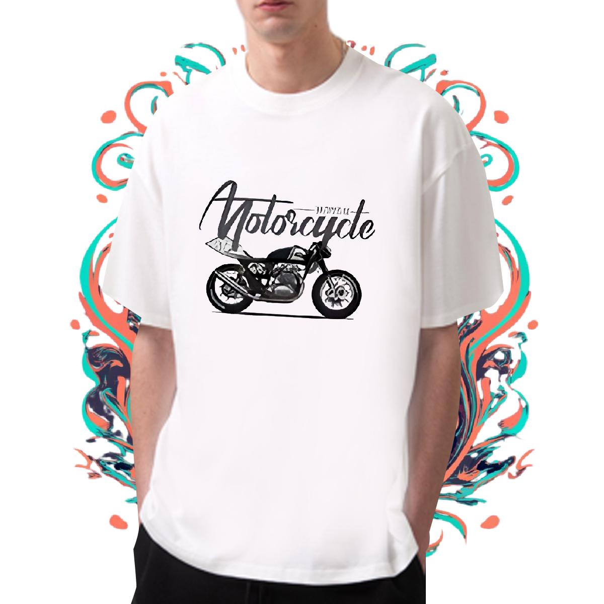 Fashion T shirt Custom Printing Street wear Hip Hop Tshirts Breathable Crew Neck Cotton Popular Tops Shirt