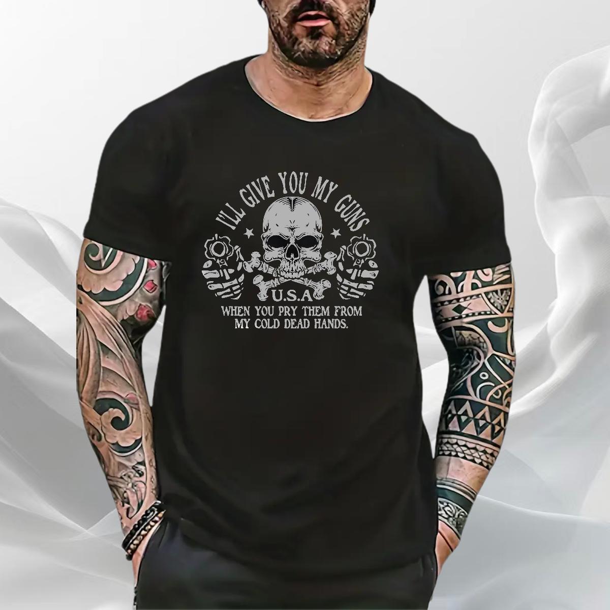 Unisex T-Shirts Breathable Crew Neck Cotton Daily Outfit Men Tees Custom Printed New Tops Shirt