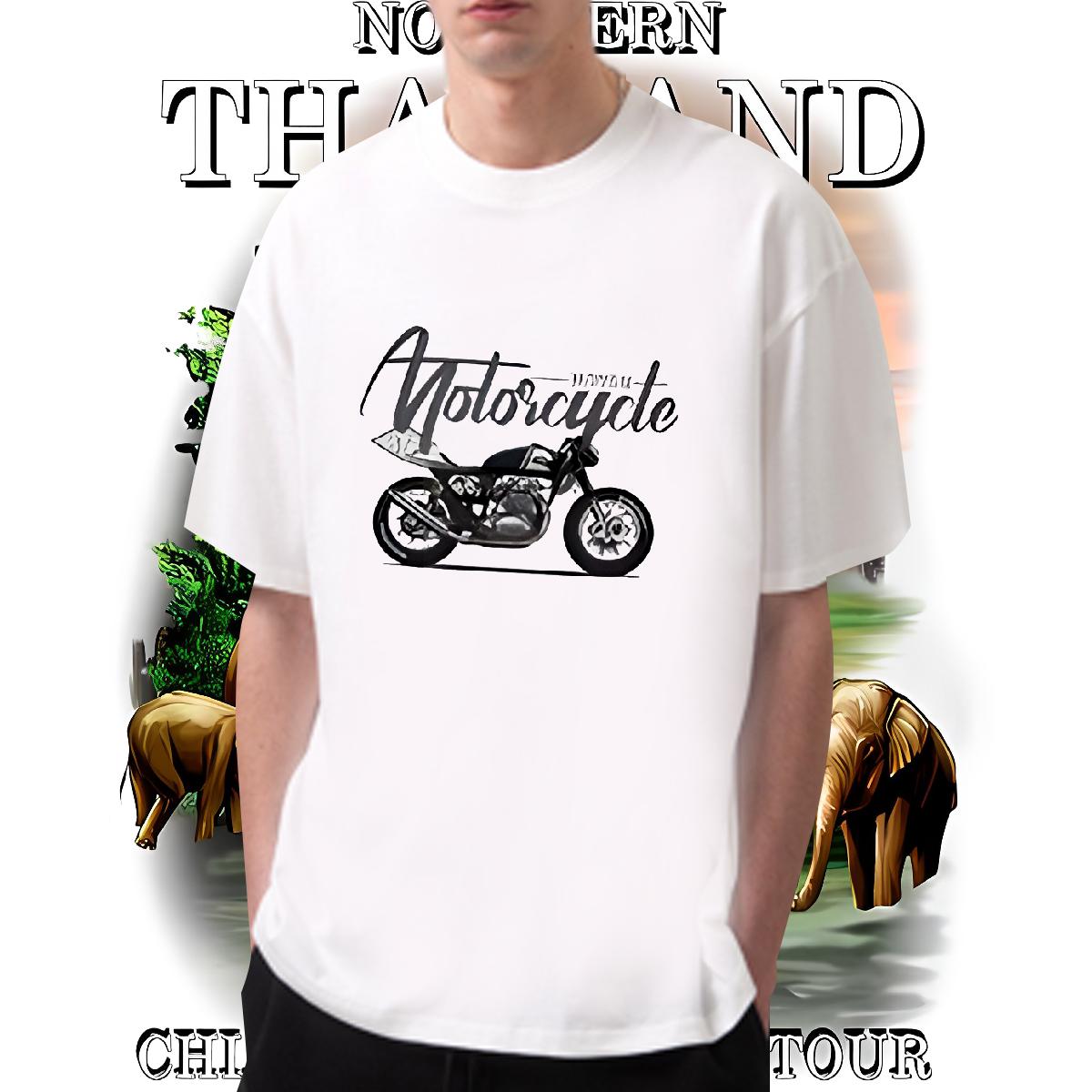 Fashion New T-Shirts Anime Print Street Wear Tshirts Breathable Short Sleeve Classic Tshirts