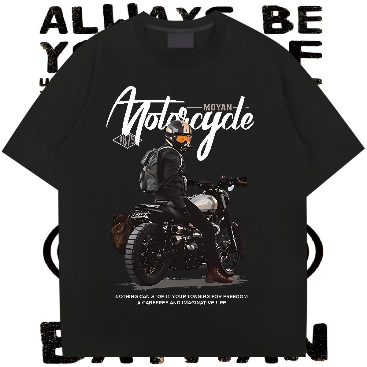 Fashion Design T Shirt For Man Anime Hip Hop Street Couples T Shirts O-Neck Short Sleeve Cotton Loose Top Tees