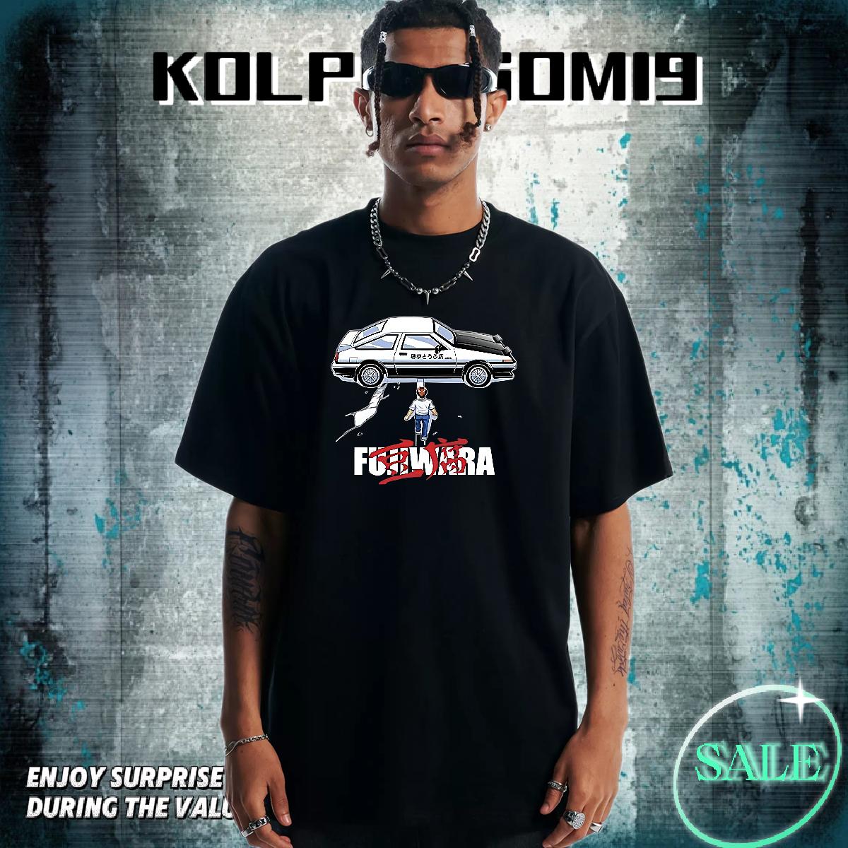 Stylist T Shirt For Man Custom Anime Casual Men Tshirts 180g Cotton Loose Clothings