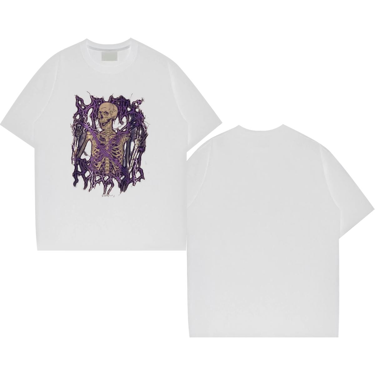 Unisex Mens T Shirts 180g Cotton Hip Hop Street Tshirt for Man Woman Custom Printed Casual New Wear