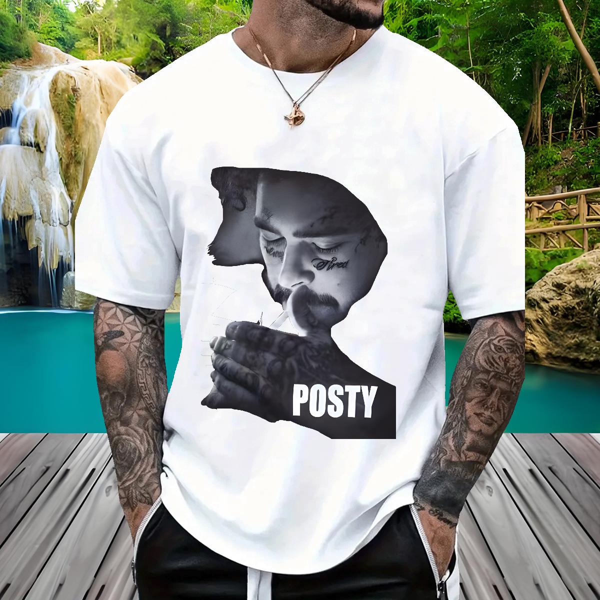 Loose Men T Shirts Outdoor Crew Neck Cotton Men Clothes T-Shirt 2024 Designer Custom Cartoon Clothes