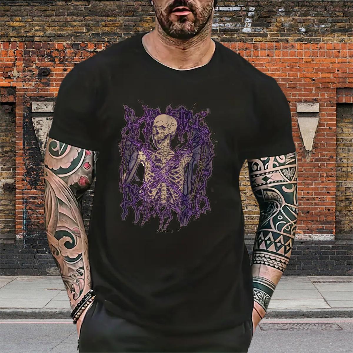 Designer Man T Shirts Breathable Crew Neck Street Wear Men Tshirts Anime Print Fashion Casual Tee Shirt