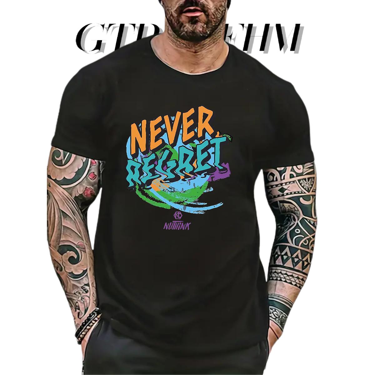 Soft Mens T Shirts Street Wear Breathable Crew Neck Mens Tshirts 2024 New Graphic Tees Shirts