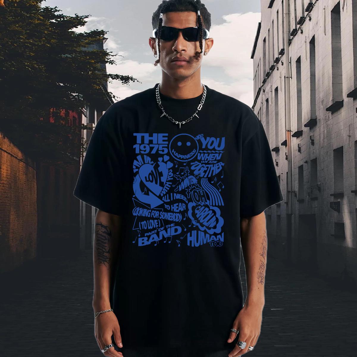 Custom Mens T Shirts Custom Print Oversized Men Tshirts Casual Daily Wear Breathable Short Sleeve Soft Top Tees