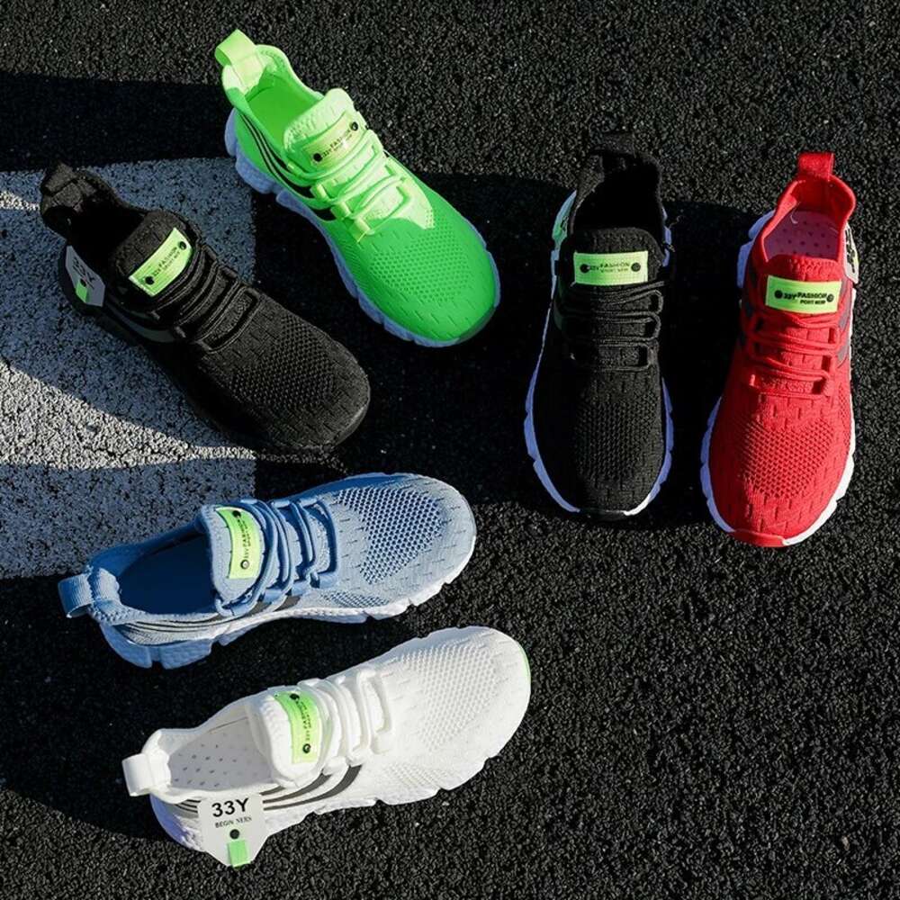 for Men's Casual Sports Fashion Breathable Outdoor Running Sneakers Comfortable Summer Walking Shoes Man Footwear fd032