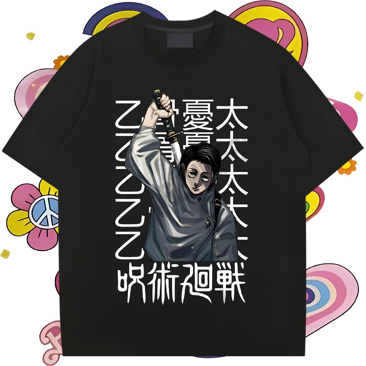 Loose T shirt Breathable Short Sleeve Daily Outfit Men Tshirts Custom Anime New Tshirts
