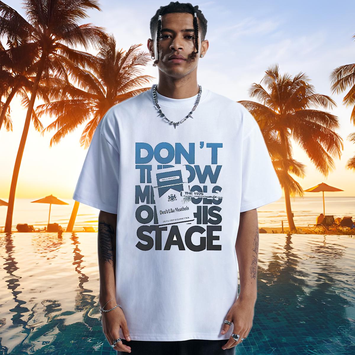 Comfortable T-Shirts Crew Neck Cotton Anime Printing Street Couples T Shirts Custom Cartoon New Designer Tops