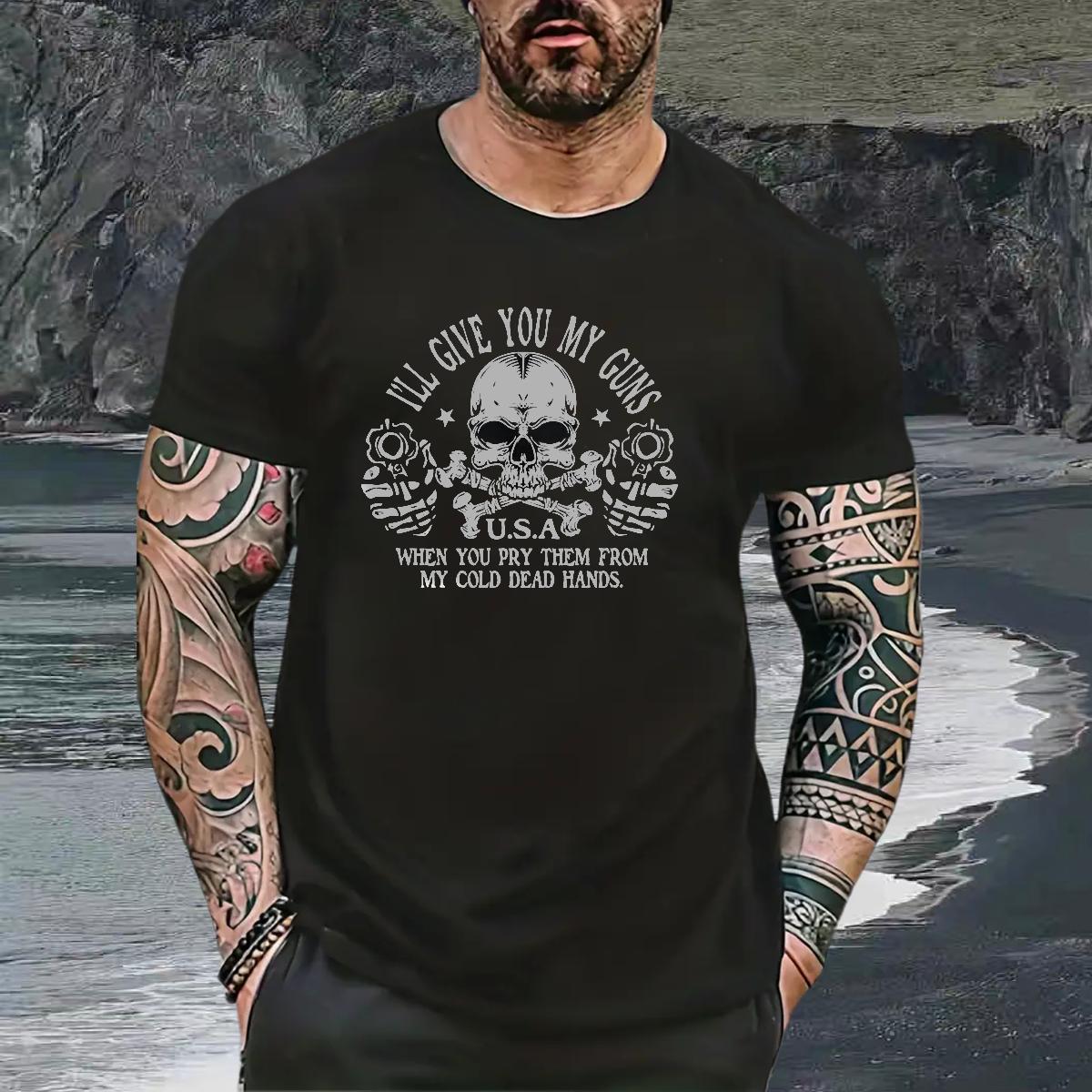 Comfortable T-Shirts for Men O-Neck Short Sleeve Cotton Daily Outfit Men Tees Custom Printing 2024 Summer Wear