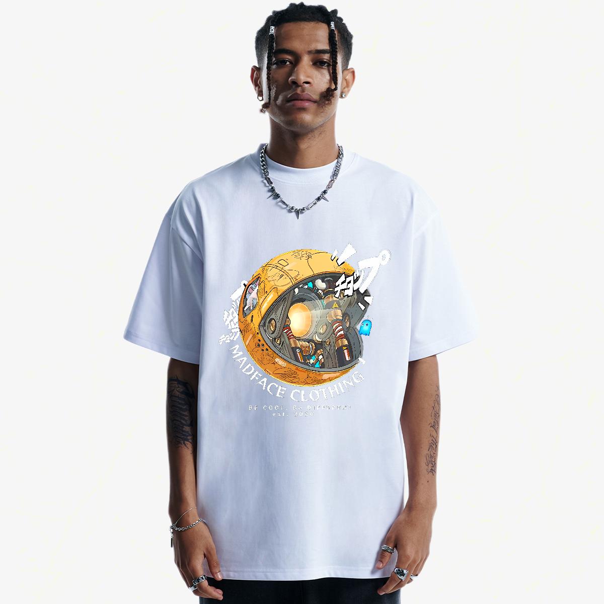 Fashion Designer T-Shirts Custom Anime Printing Street Men Tops Tees Crew Neck Cotton Breathable Loose Fit Clothes