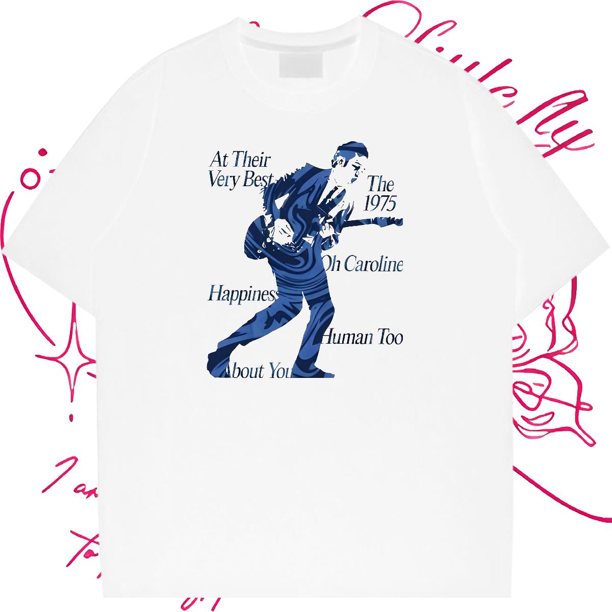 Designer Fashion T shirt Custom Printed Couples T Shirts Sports Casual Crew Neck Cotton Breathable Unisex Tops