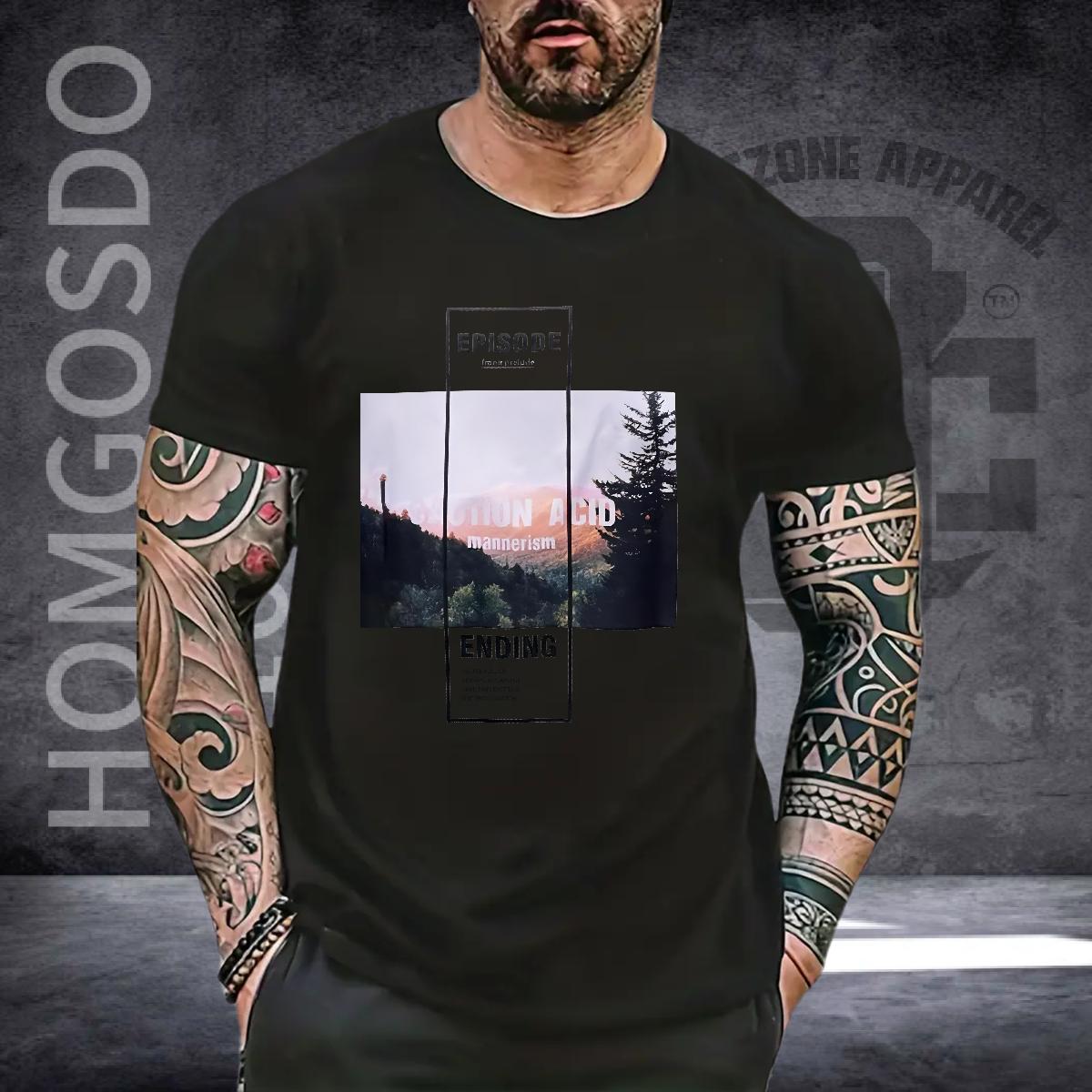 High Quality T Shirts Men Street 180g Cotton Men Tees 2024 DIY Printed Top Tees