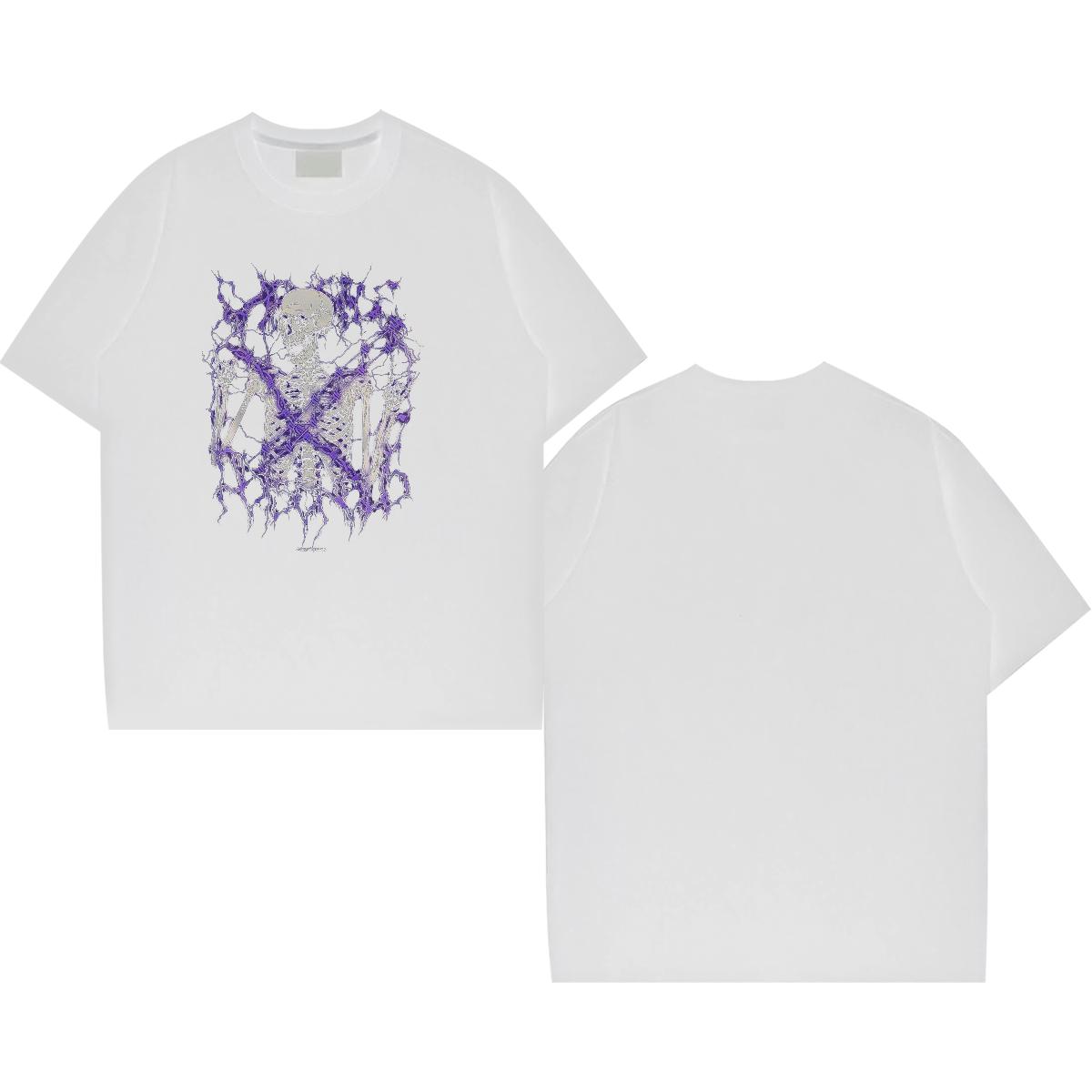 Loose Fit T shirt Crew Neck Cotton Breathable Street Wear Couples T Shirts Custom Printing Custom Tops Shirt