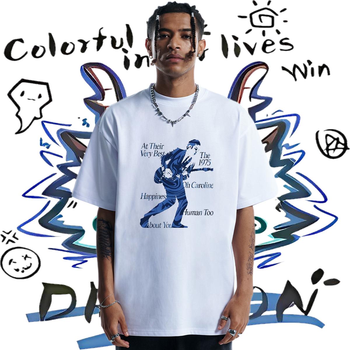 Customized Mens T Shirts Customized Print Couples T Shirts Sport Breathable Crew Neck Comfortable Polos