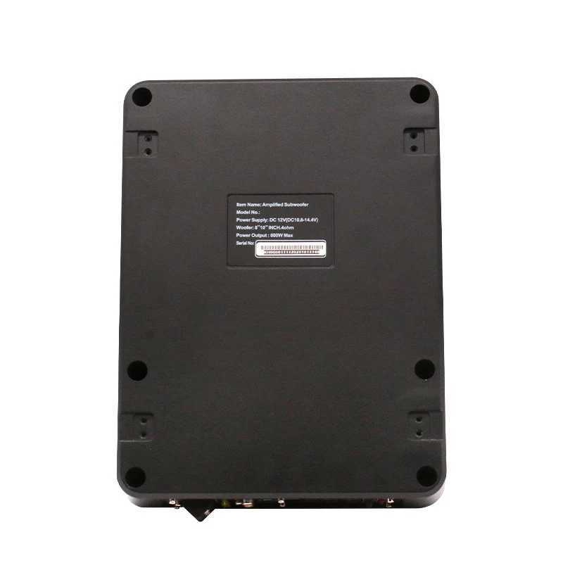 Car Audio 8/10 inch subwoofer car audio 12V600W high-power aluminum alloy car speaker seat mounted subwoofer modified ultra-thin subwoofer z241129