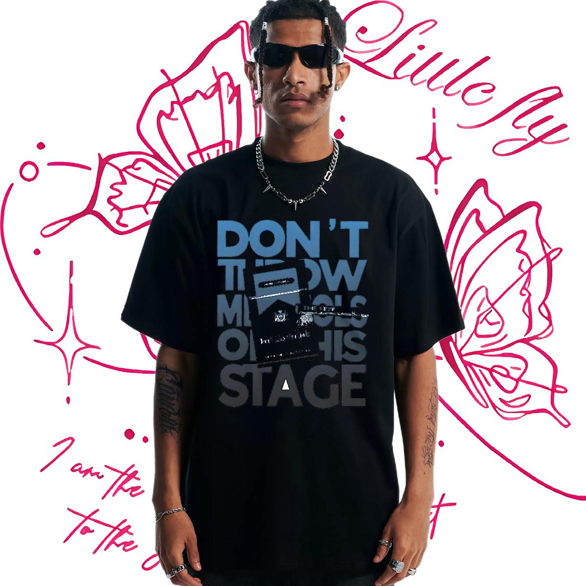 New Designer T-Shirts Anime Couples T Shirts Street Wear Cotton Breathable Short Sleeve Loose Fit Tops