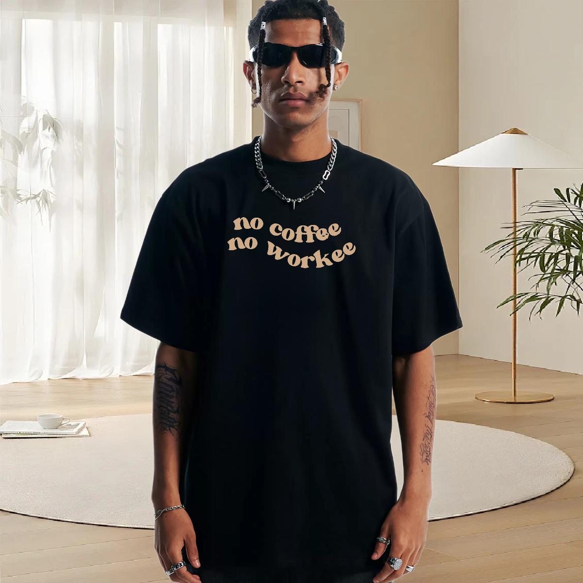 Loose Man T Shirts Spring Summer 180g Cotton Men Clothes T-Shirt Fashion Design Custom Printing Tops Tees