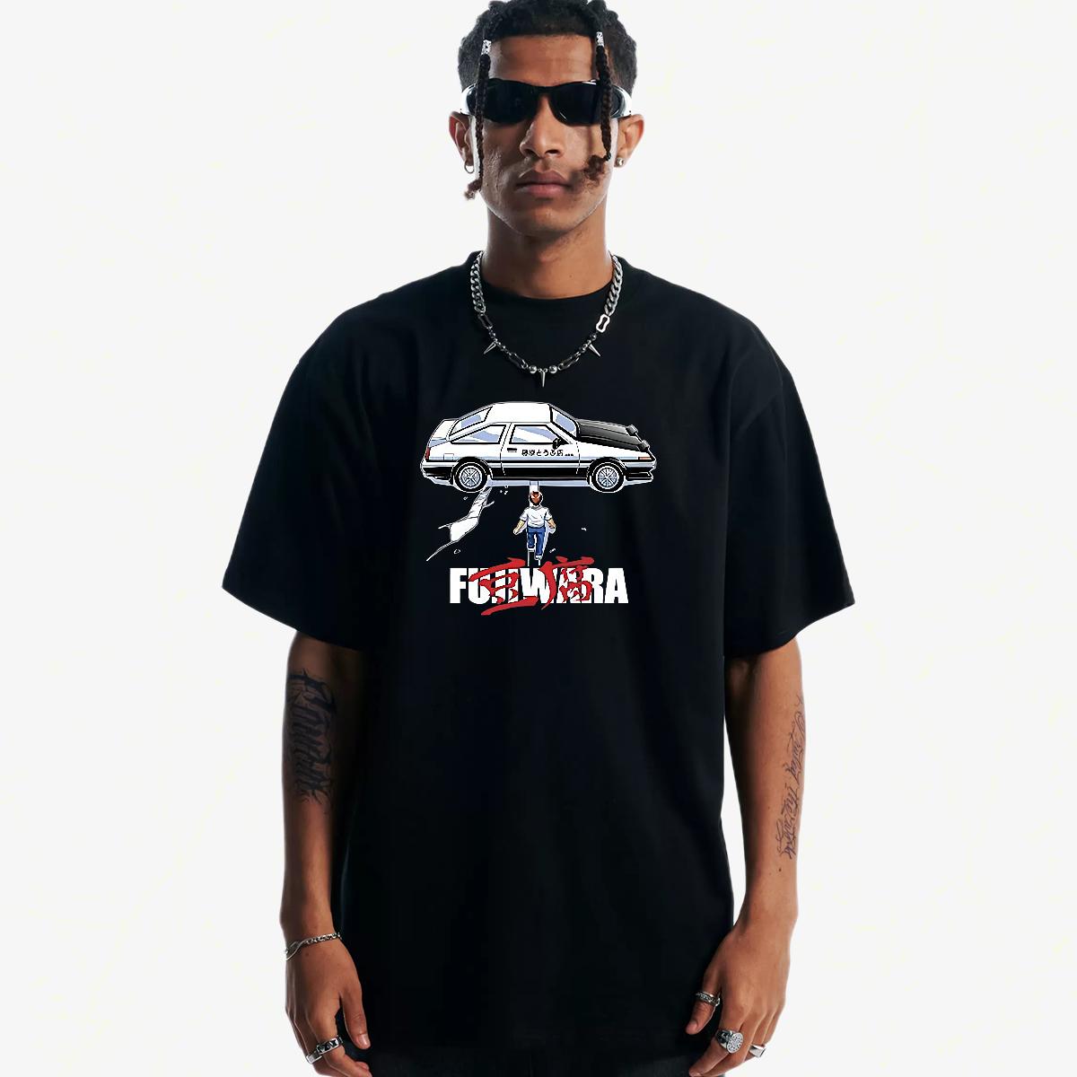 Fashion Design T-Shirts for Men Anime Print Daily Outfit Mens Tshirts Crew Neck Cotton Breathable Wholesale Tops Shirt