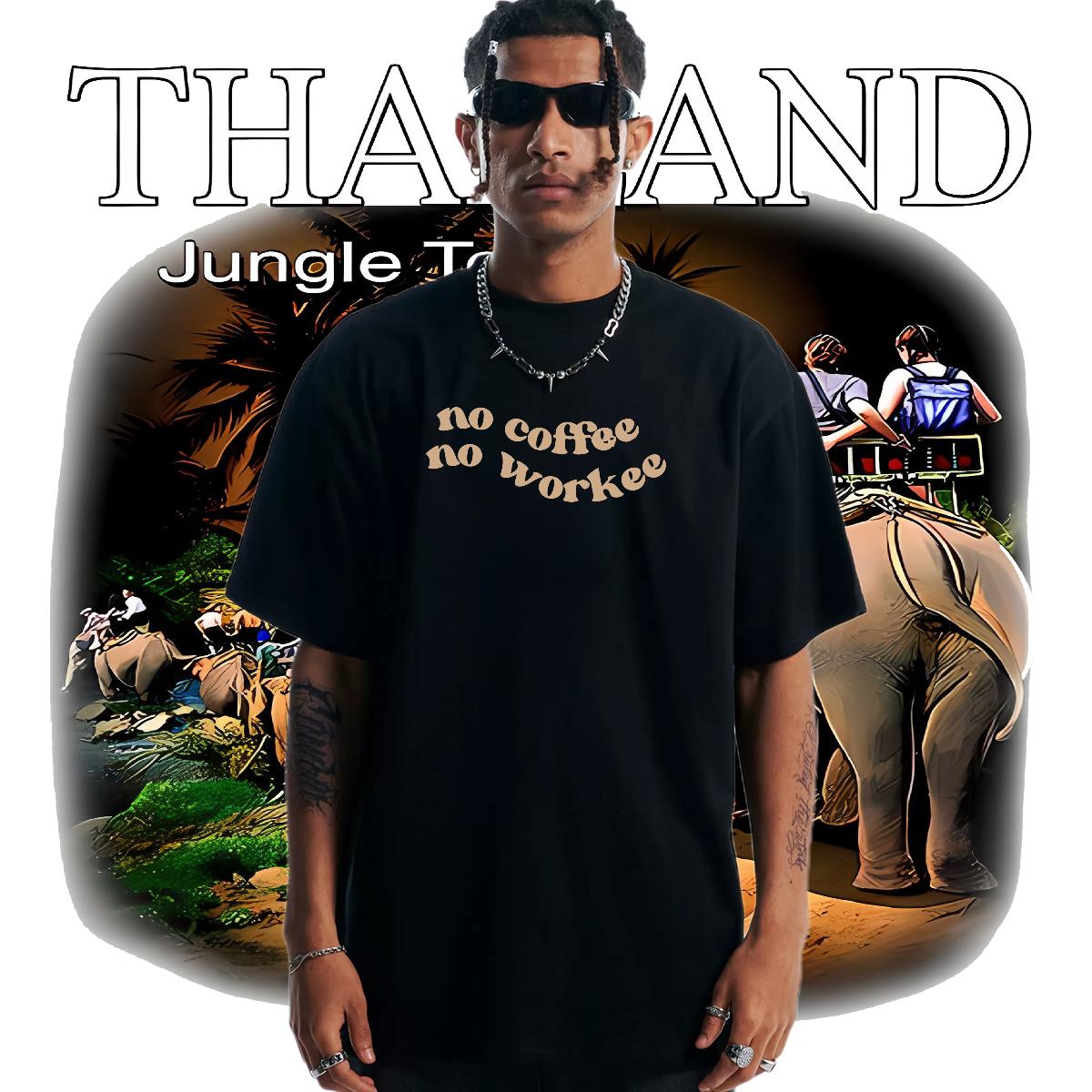Popular T Shirt For Man High Street Hip Hop Cotton Breathable Soft Men Clothes T-Shirt Classic DIY Clothings