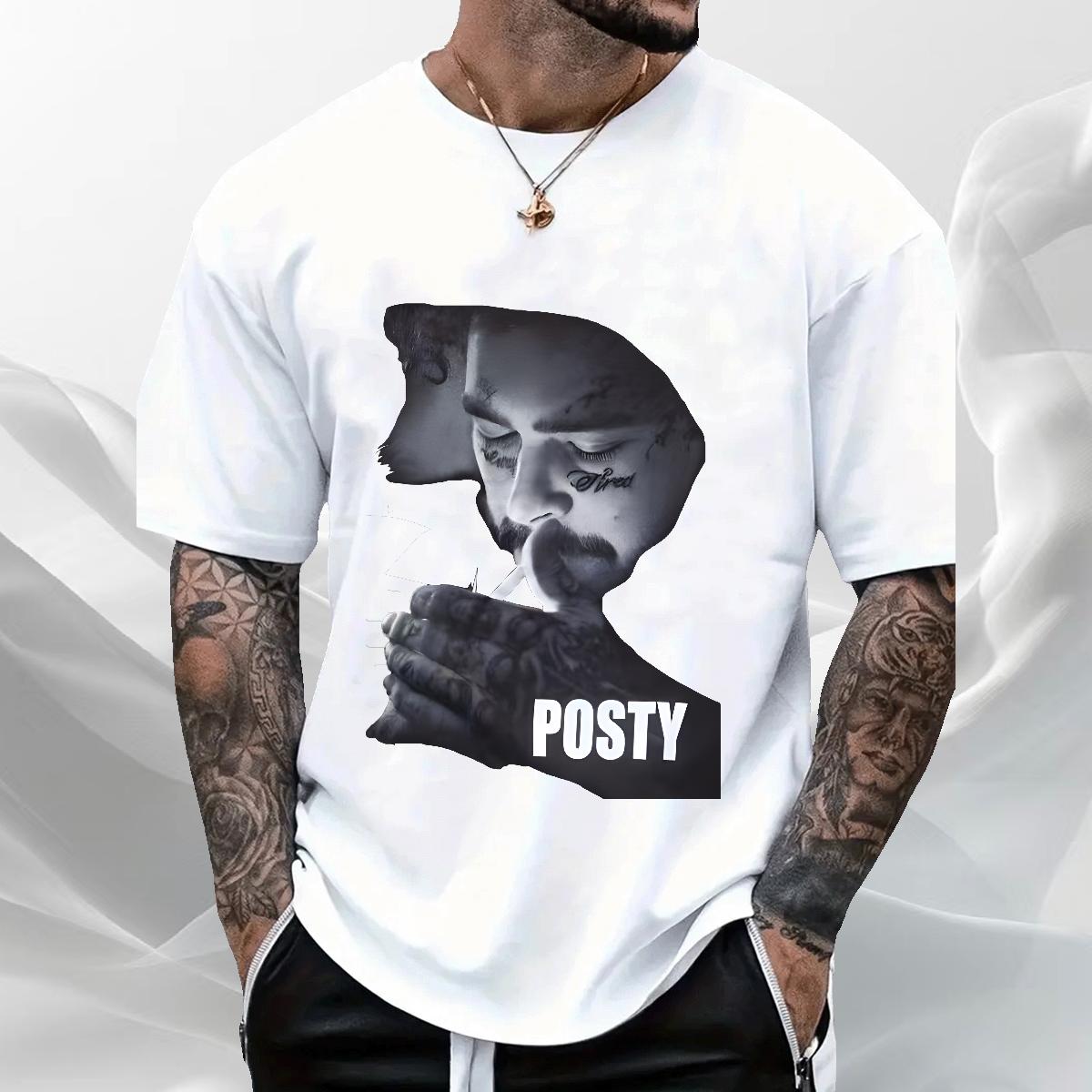 Brand T Shirts Men High Street Hip Hop Crew Neck Cotton Men Tshirts 2024 Designer Cartoon Print Top Tees