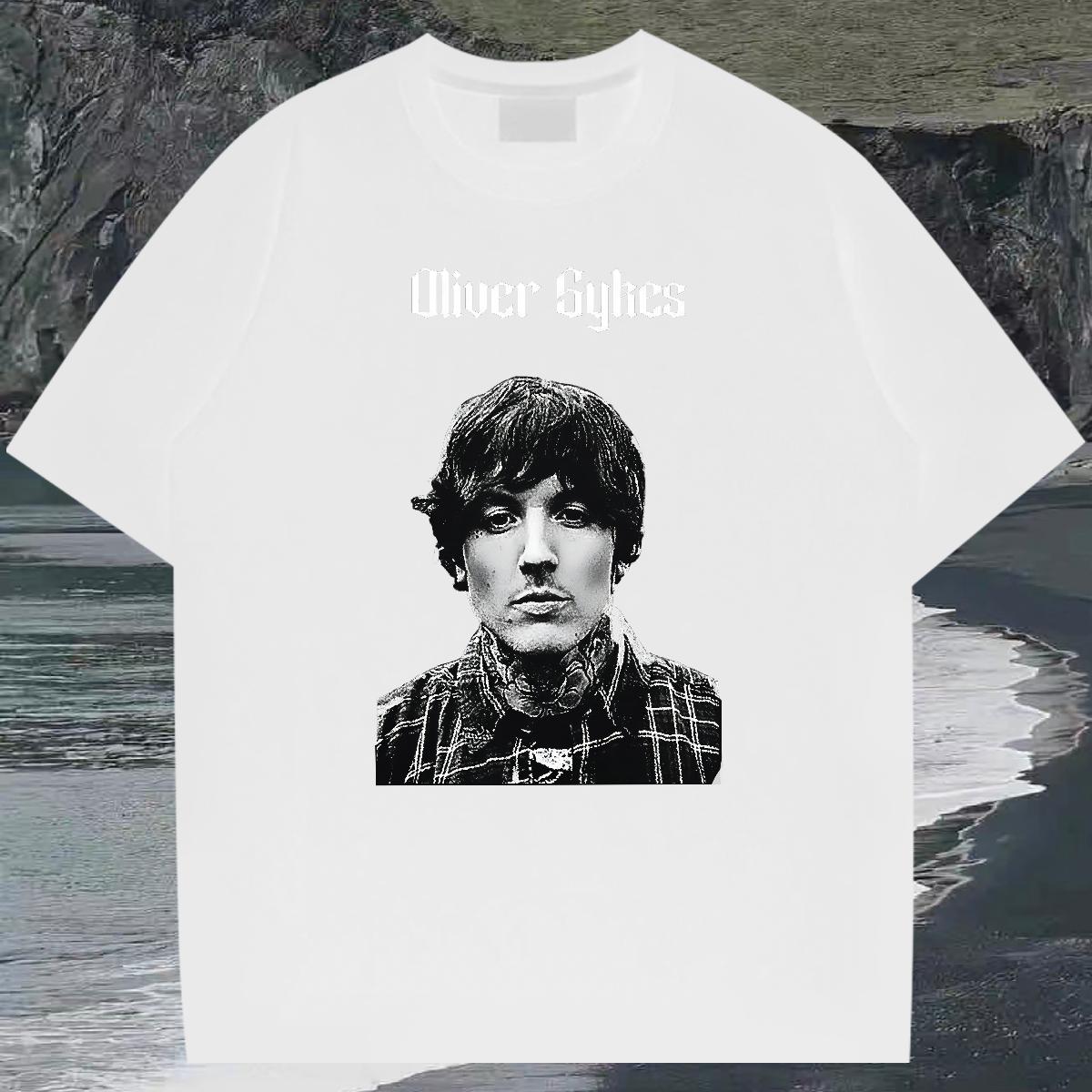 Fashion T-Shirts for Men Graphic Spring Summer Men Tops Tees 180g Cotton Loose Fit Tops Tees