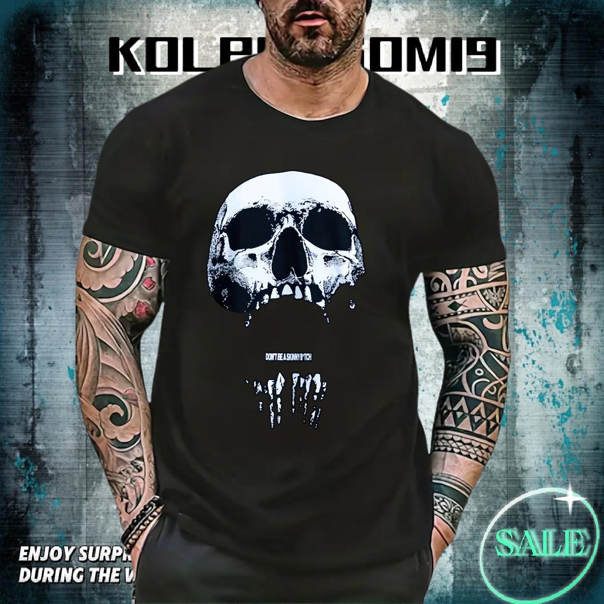 New Designer T-Shirts DIY Printed Men Tees Hip Hop Street Cotton Breathable Soft Wholesale Tshirts