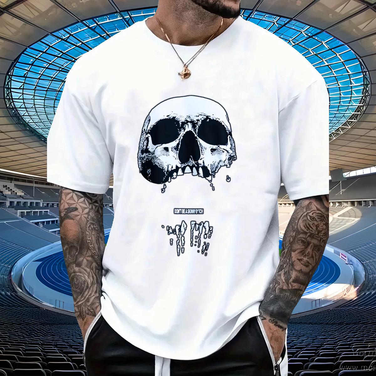 Loose Mens T Shirts Casual Daily Wear Breathable Short Sleeve Tshirt for Man Woman Fashion Casual Asian Size Tshirts