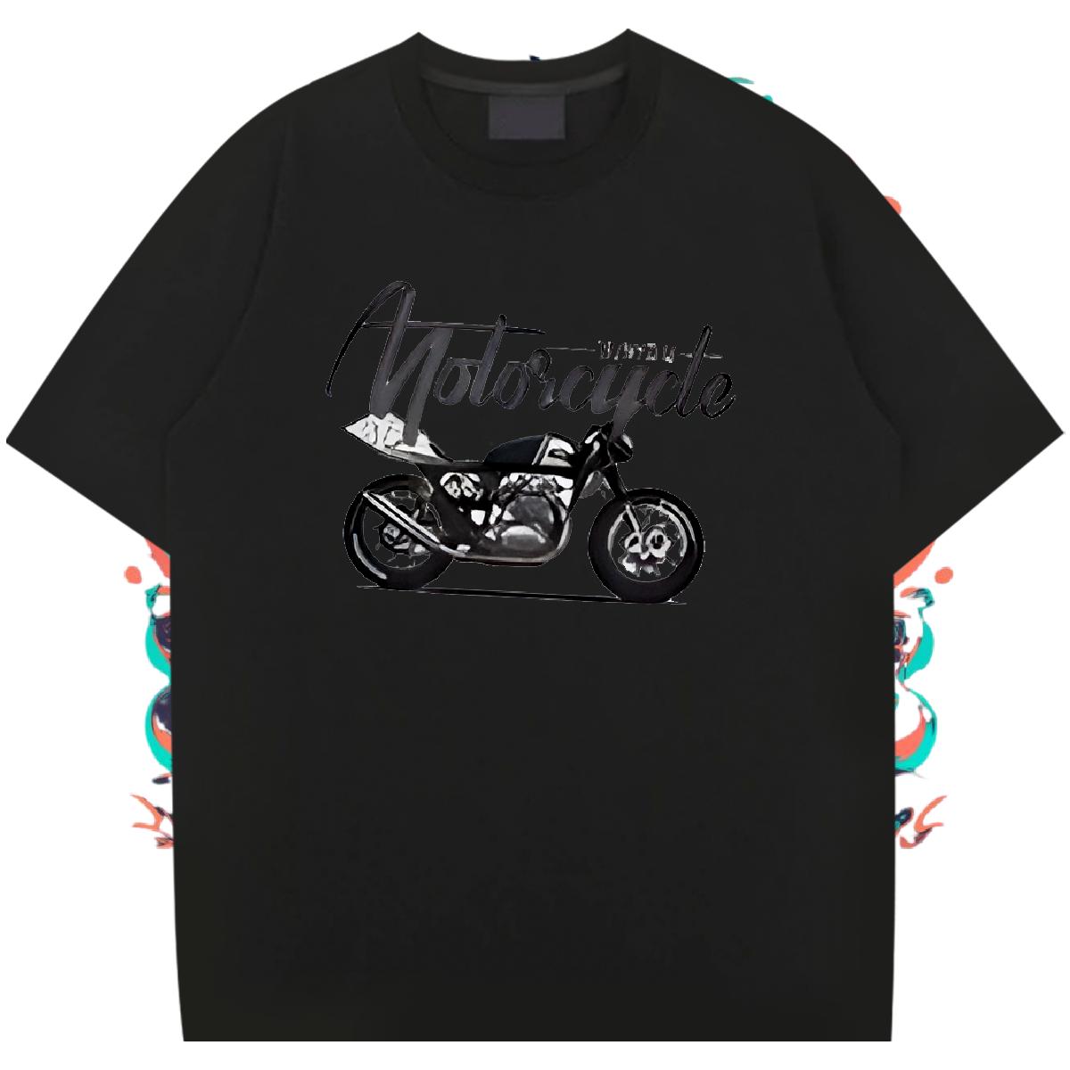 Fashion T shirt Custom Printing Street wear Hip Hop Tshirts Breathable Crew Neck Cotton Popular Tops Shirt