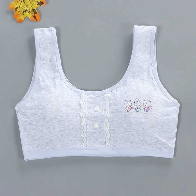 Camisole Camisole Girls Training Bras s Soft Underwear Girls Accessories Breathable ren Bras for Teen Girl 8-16Y Underwear Puberty WX5.31