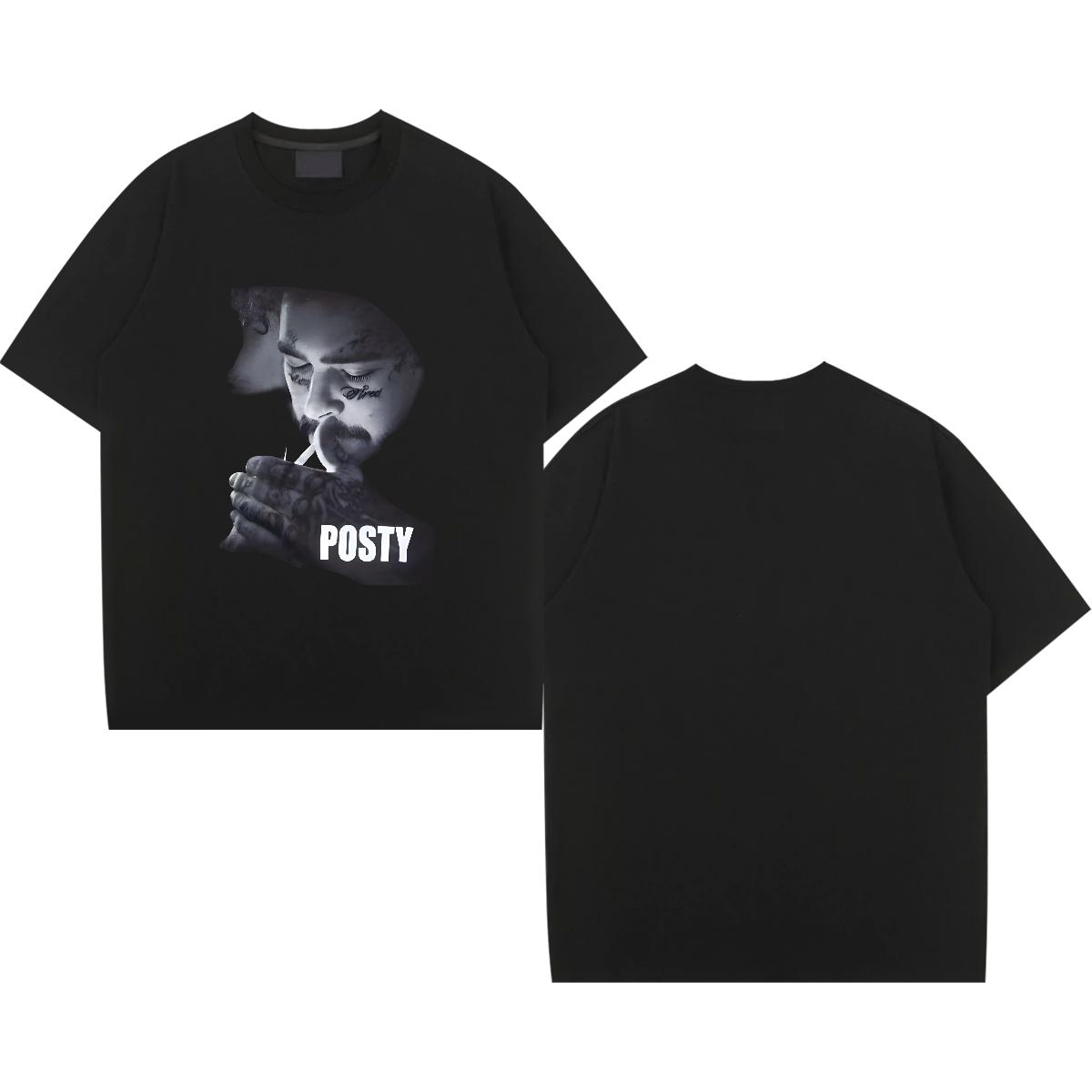 Brand T Shirts Men High Street Hip Hop Crew Neck Cotton Men Tshirts 2024 Designer Cartoon Print Top Tees