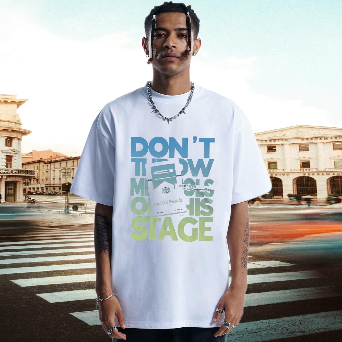 Popular T shirt Cotton Breathable Short Sleeve Hip Hop Tshirts DIY Printed New Polos
