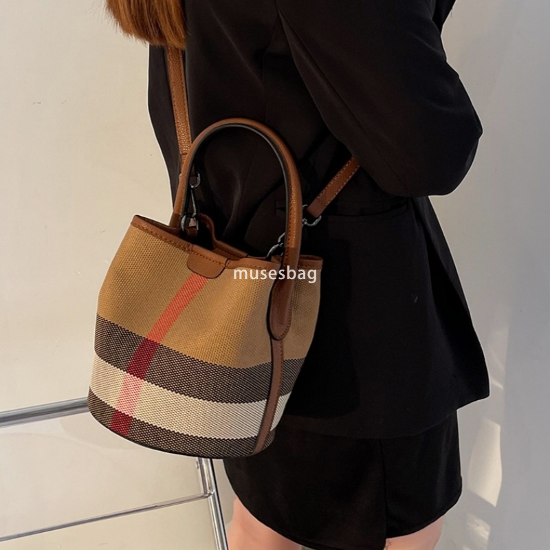 New high-end leather round barrel bun mother fashionable and versatile women handheld one shoulder crossbody bag e84e 4