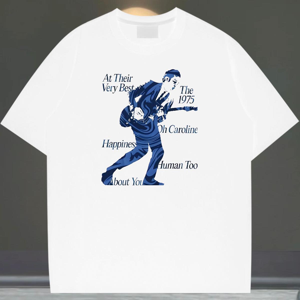 Unisex T Shirt For Man Cotton Breathable Soft Sport Couples T Shirts Custom Anime New Polos
