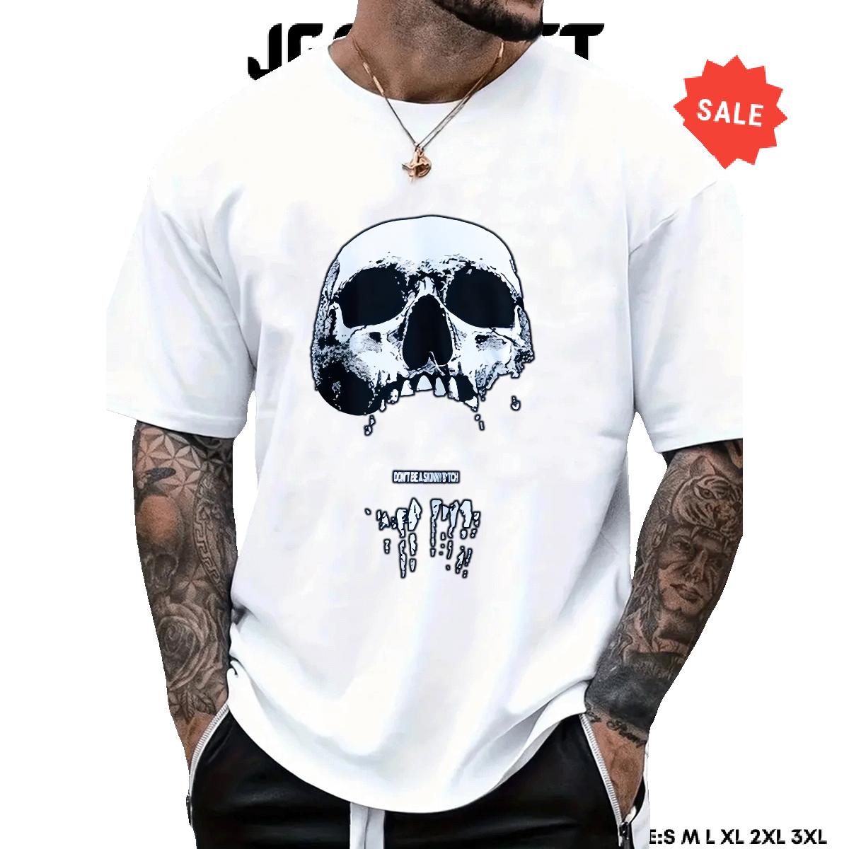 Fashion New Man T Shirts Asian Size Tshirts Daily Wear Cotton Breathable Unisex Tees Shirts