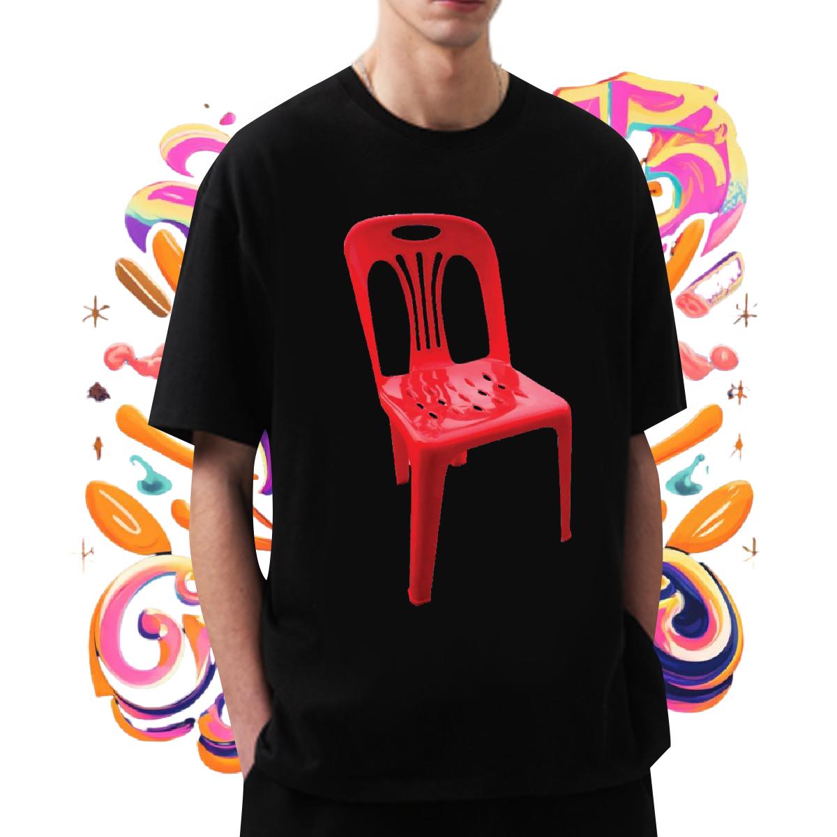 2024 DIY T Shirt For Man Anime Anime Printing Street Tshirts Crew Neck Cotton Breathable Loose Fit Clothes