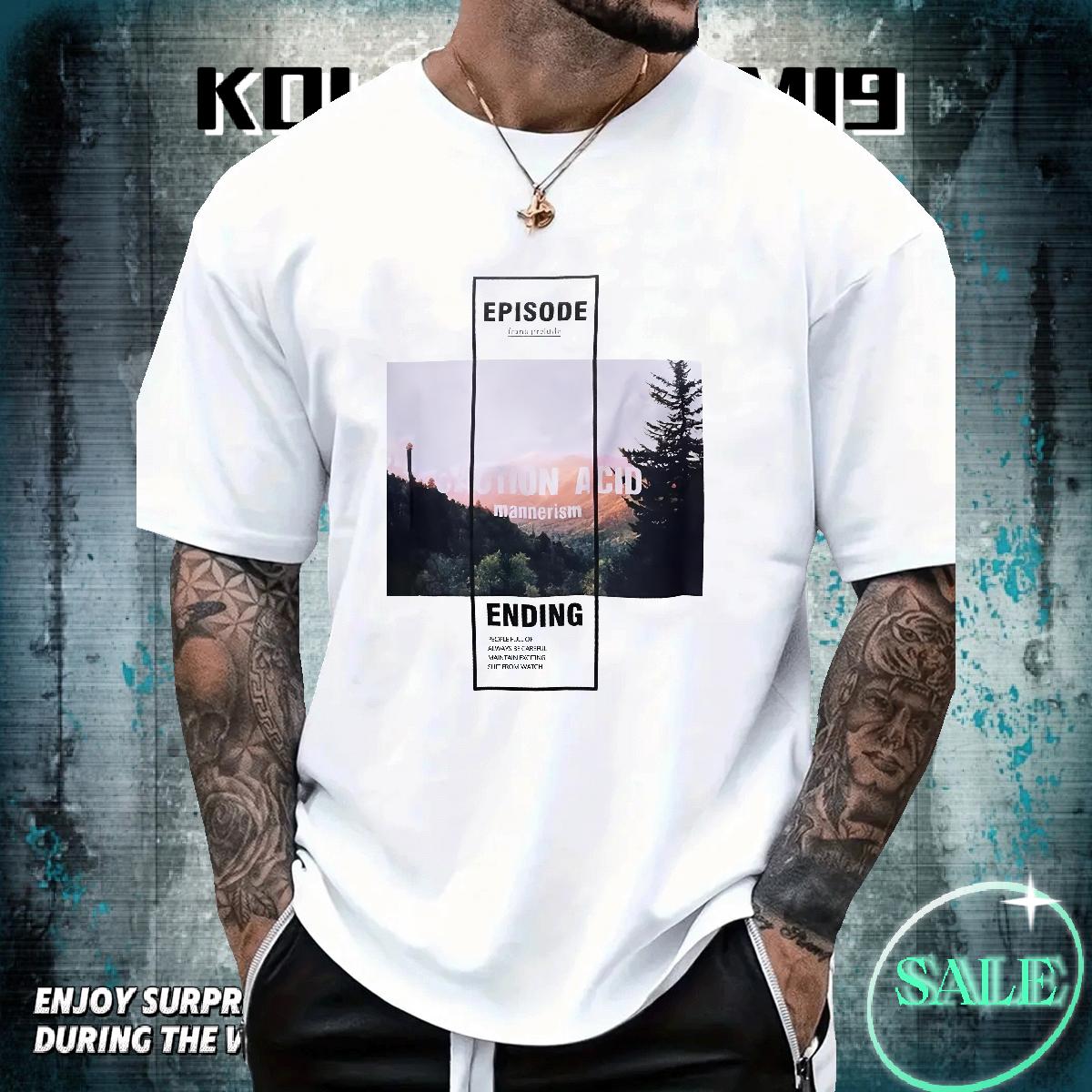Soft T shirt Summer Casual Breathable Short Sleeve Tshirts 2024 New Custom Print Plus Size Tops