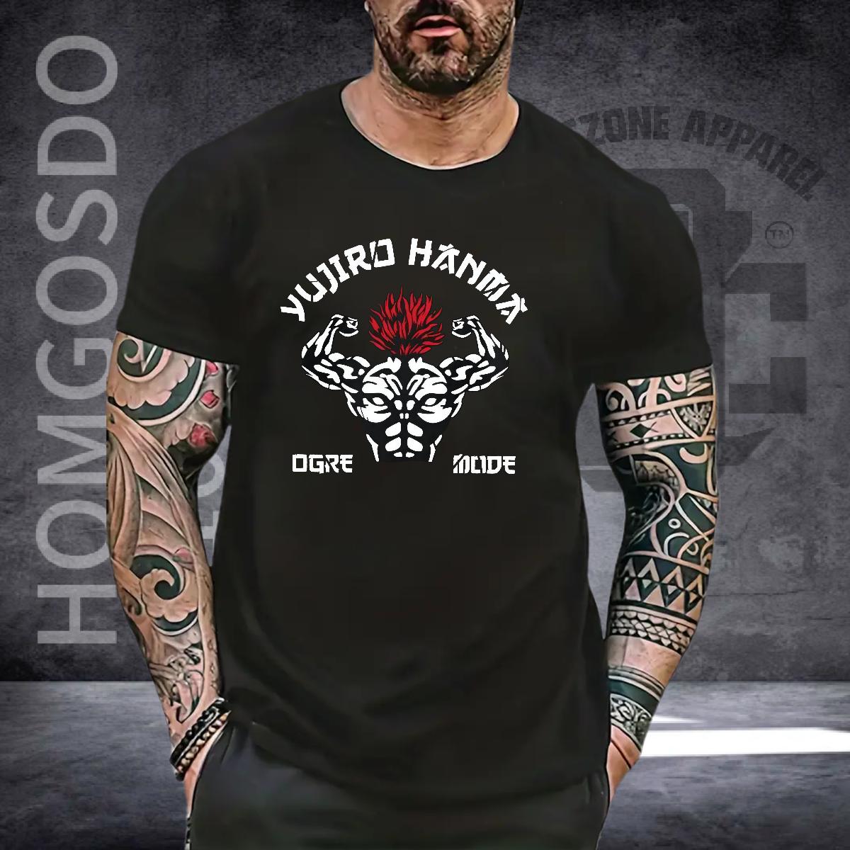 Fashion Casual Men T Shirts Custom Print Oversized Men Clothes T-Shirt Sports Casual Crew Neck Cotton Breathable Soft Tees Shirts