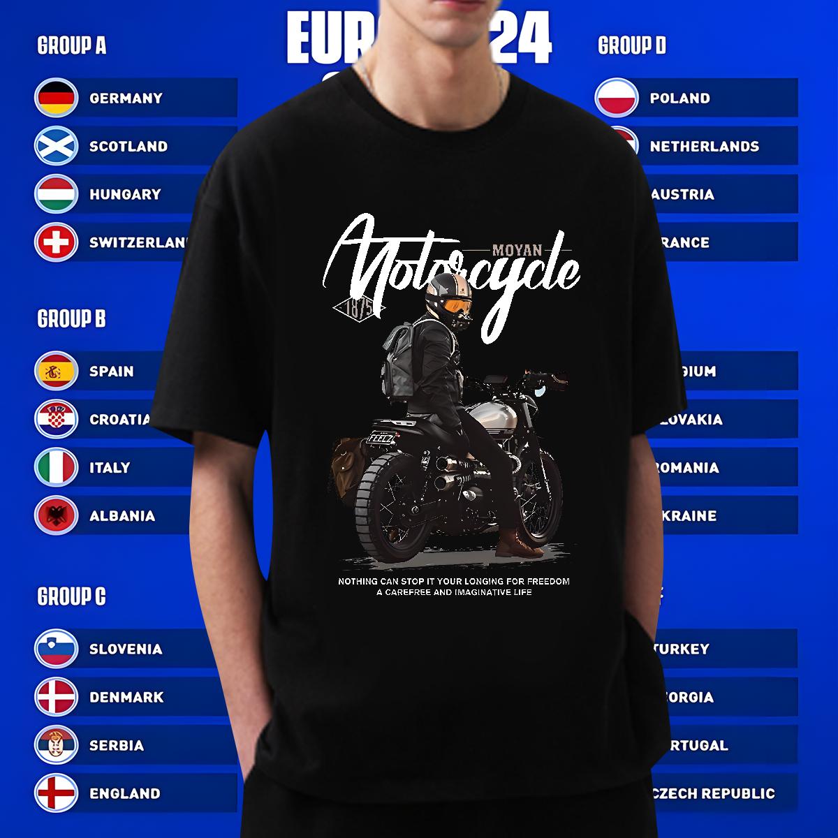 Fashion Casual Man T Shirts 180g Cotton Casual Beach Men Tshirts Custom Printing Wholesale Wear