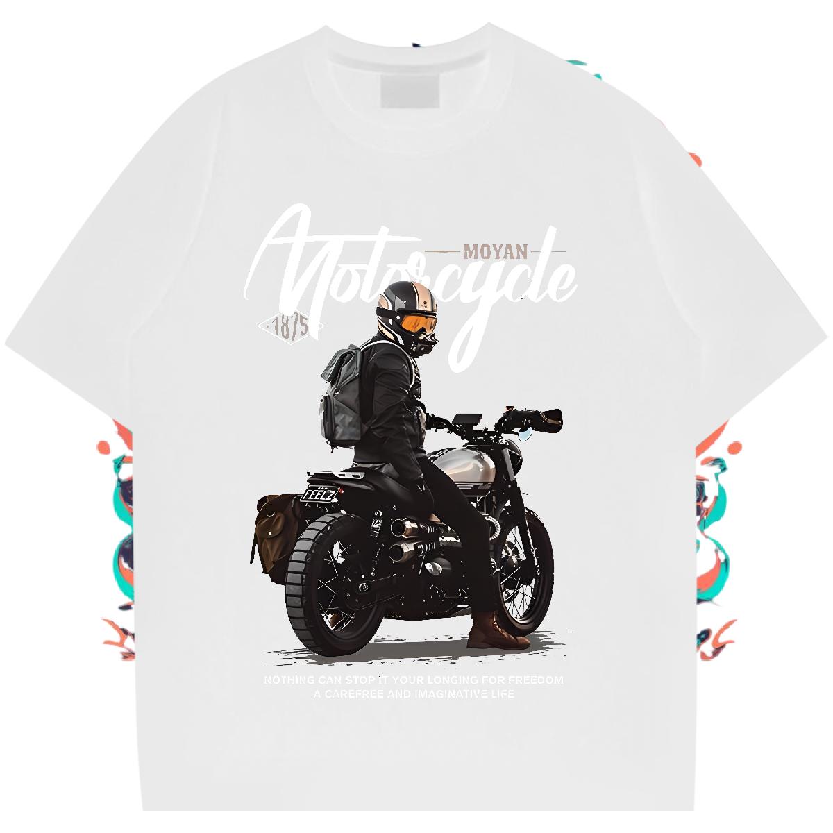 Custom Man T Shirts Anime Print Beach Men Tshirts 180g Cotton High Quality Top Tees