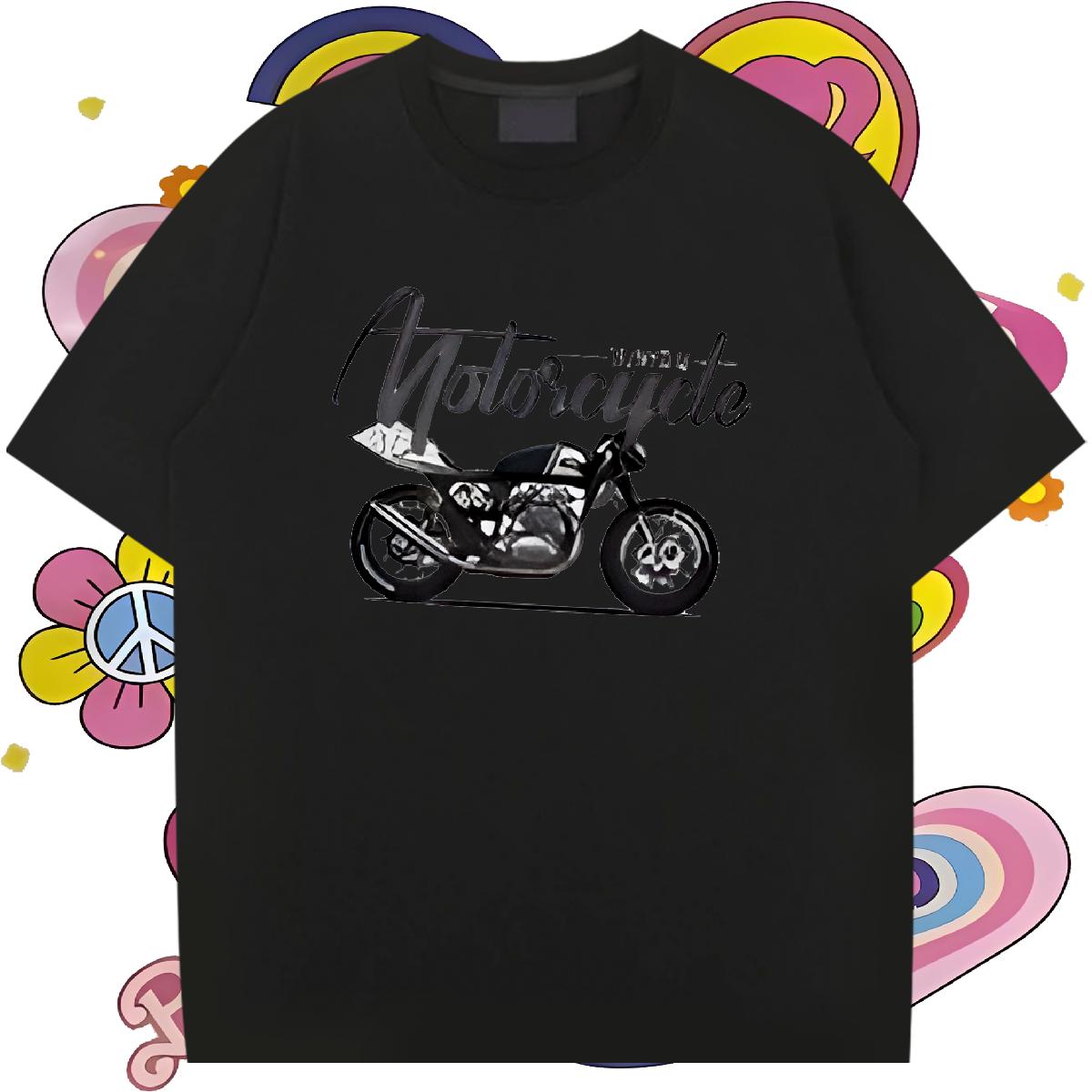 Cool T-Shirts Crew Neck Cotton Breathable Outdoor Couples T Shirts DIY Printed 2024 Summer Tees