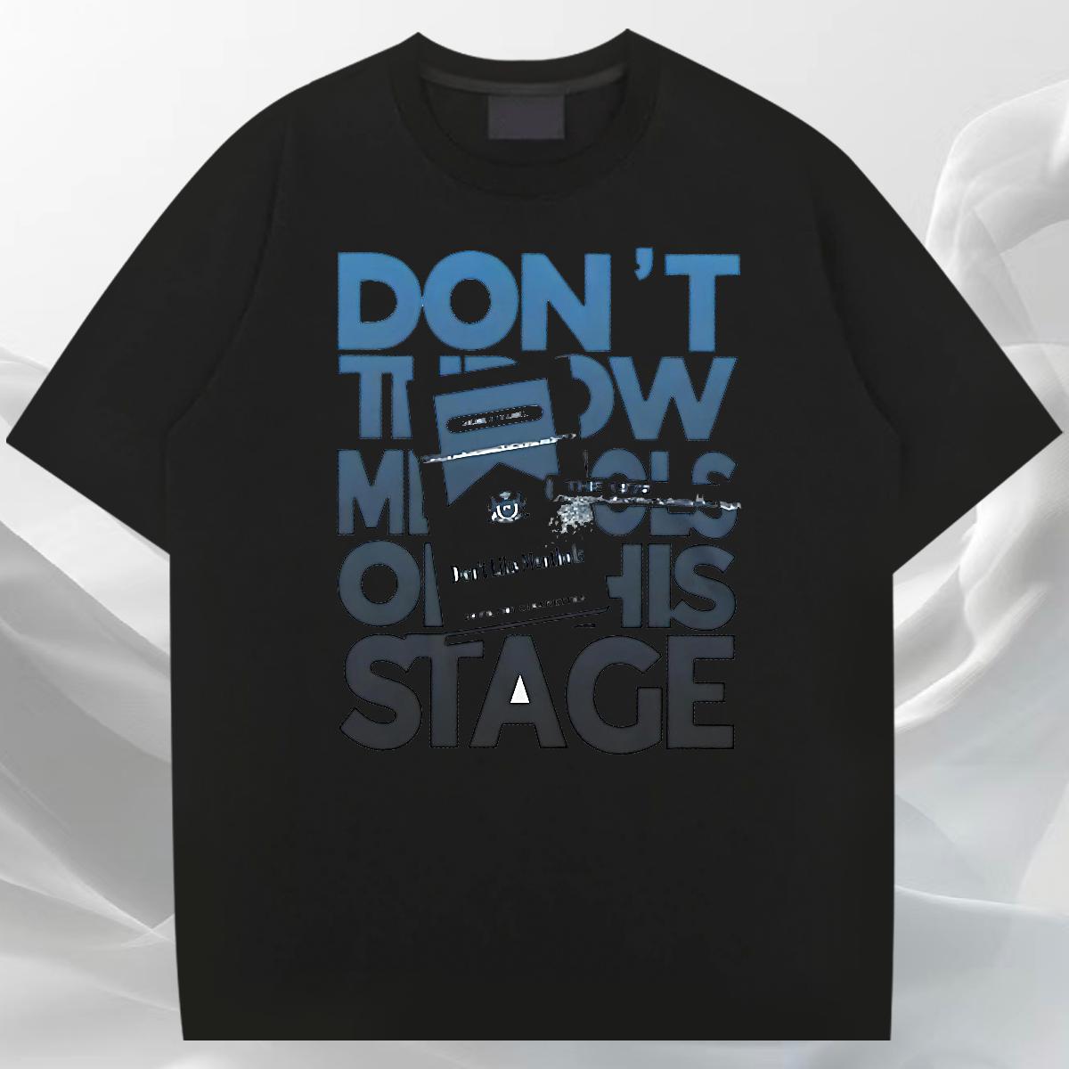 Soft Man T Shirts Crew Neck Cotton Breathable Anime Printing Street Tshirts Cartoon Print 2024 Clothings