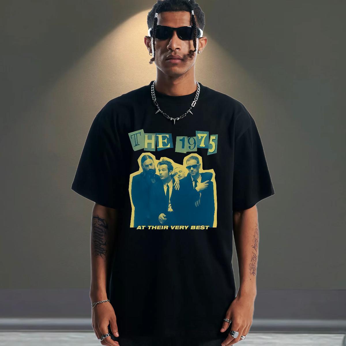 Loose Fit Mens T Shirts Daily Wear Crew Neck Cotton Breathable Men Tees Designer Fashion DIY Logo Tops Tees
