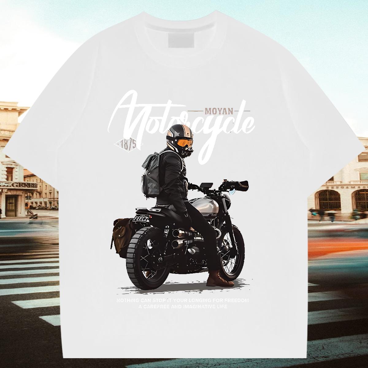 Custom T Shirts Men Cotton O Neck Short Sleeves Casual Daily Wear Tshirts Black White Loose Fit Tops Tees