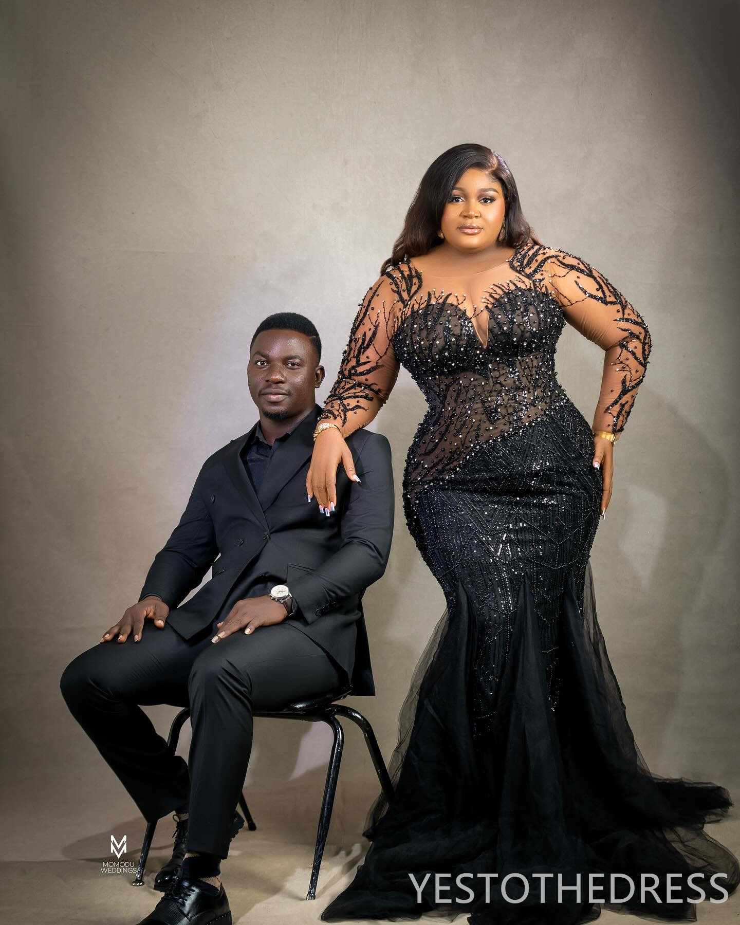 2024 Aso Ebi Prom Dresses Black Mermaid Promdress Illusion Evening Formal Gowns Long Sleeves Appliqued Beaded Lace Vestido De Reception Engagement Gow