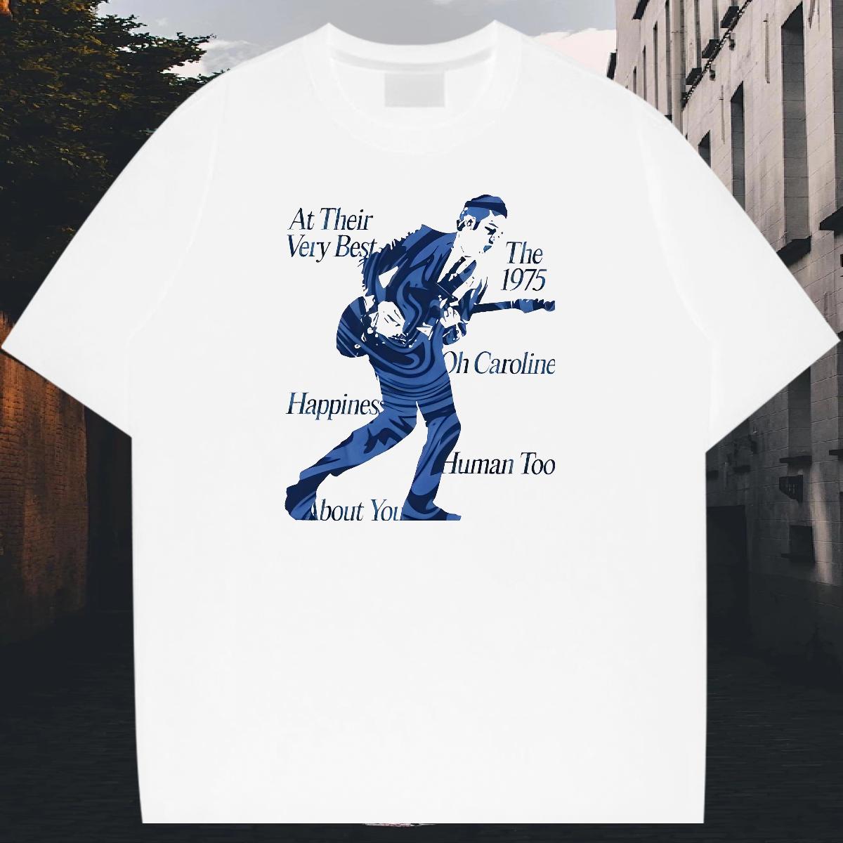 Classic T Shirts Men Short Sleeve Cotton O-Neck Hip Hop Street Couples T Shirts Anime Brand Clothes